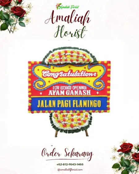 Sewa Papan Bunga Tiakar