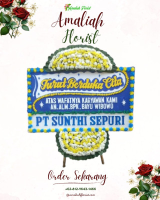 Papan Bunga Duka di Tiakar